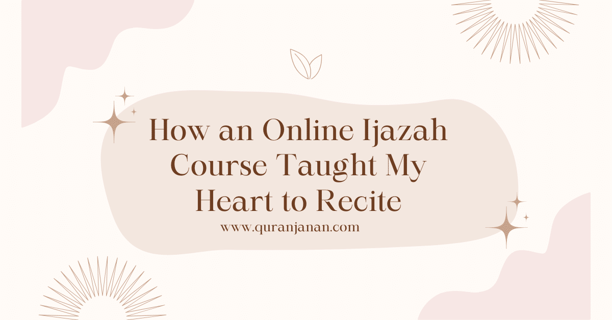 Online Ijazah Course