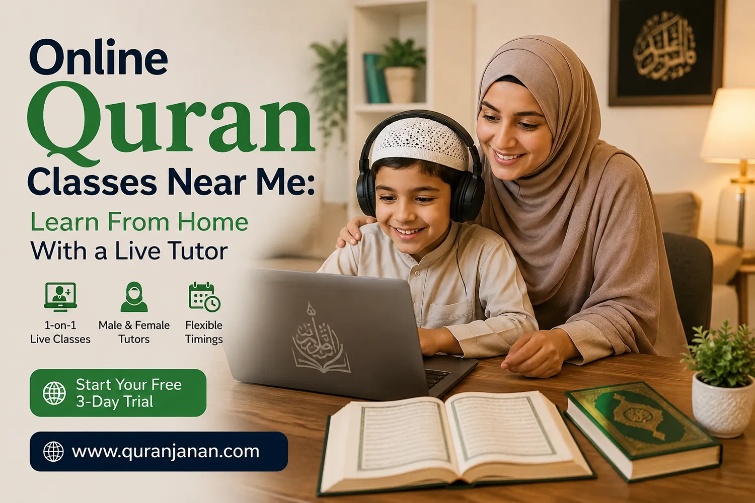  online Quran classes near me with a live tutor at home