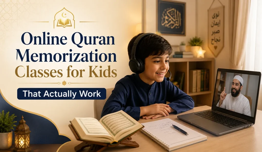 quran memorization classes online for kids with a live one-to-one teacher