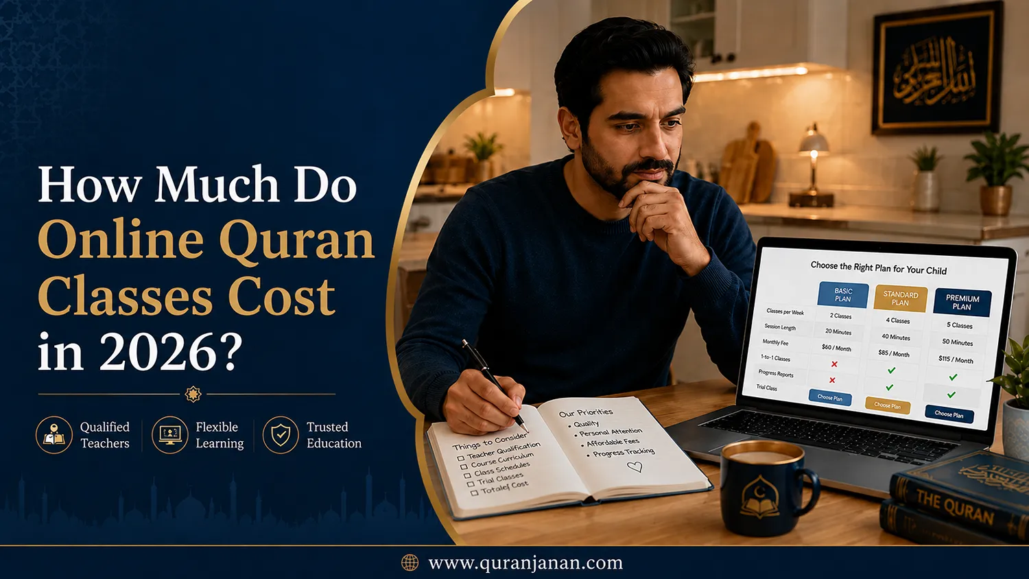 How Much Do Online Quran Classes Cost in 2026