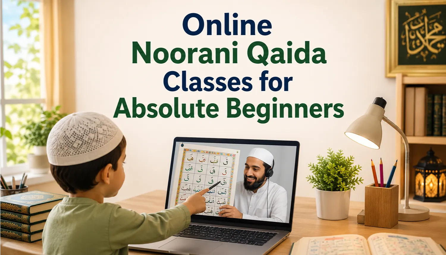 Online Noorani Qaida Classes for Absolute Beginners