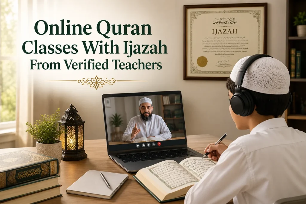 Online Quran Classes With Ijazah From Verified Teachers