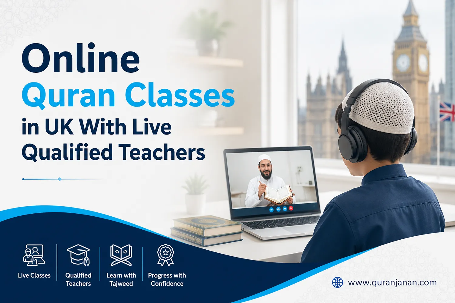 Online Quran Classes in UK With Live Qualified Teachers