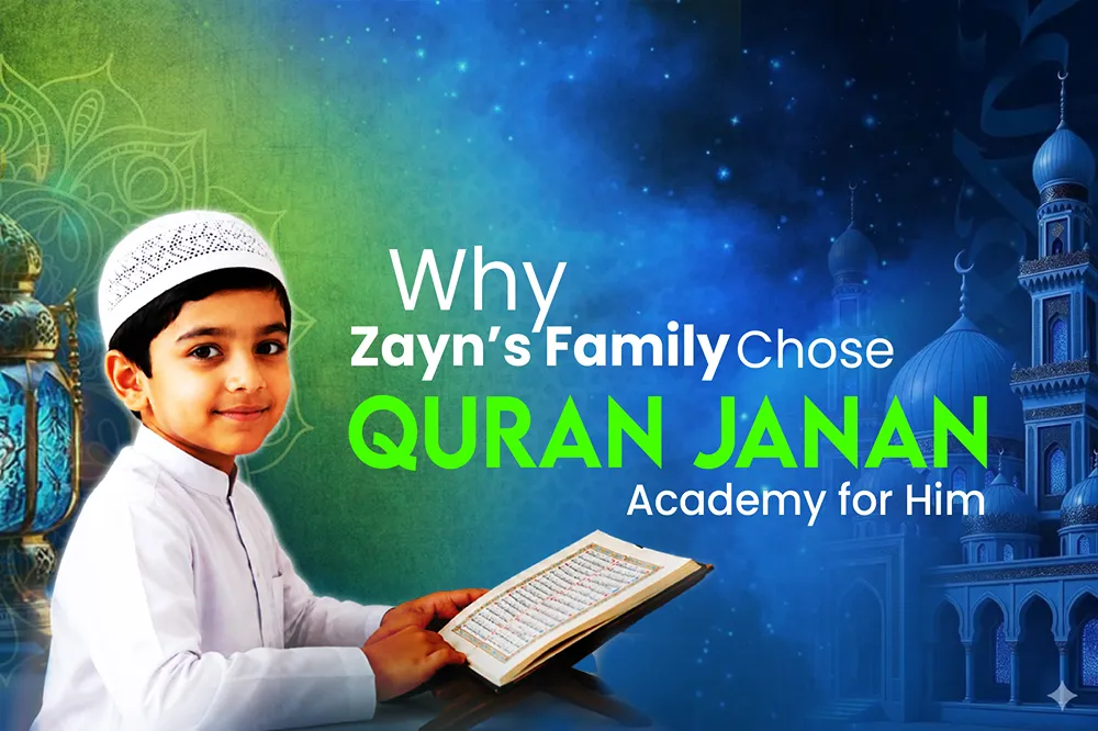a little boy's journey to learning the quran online