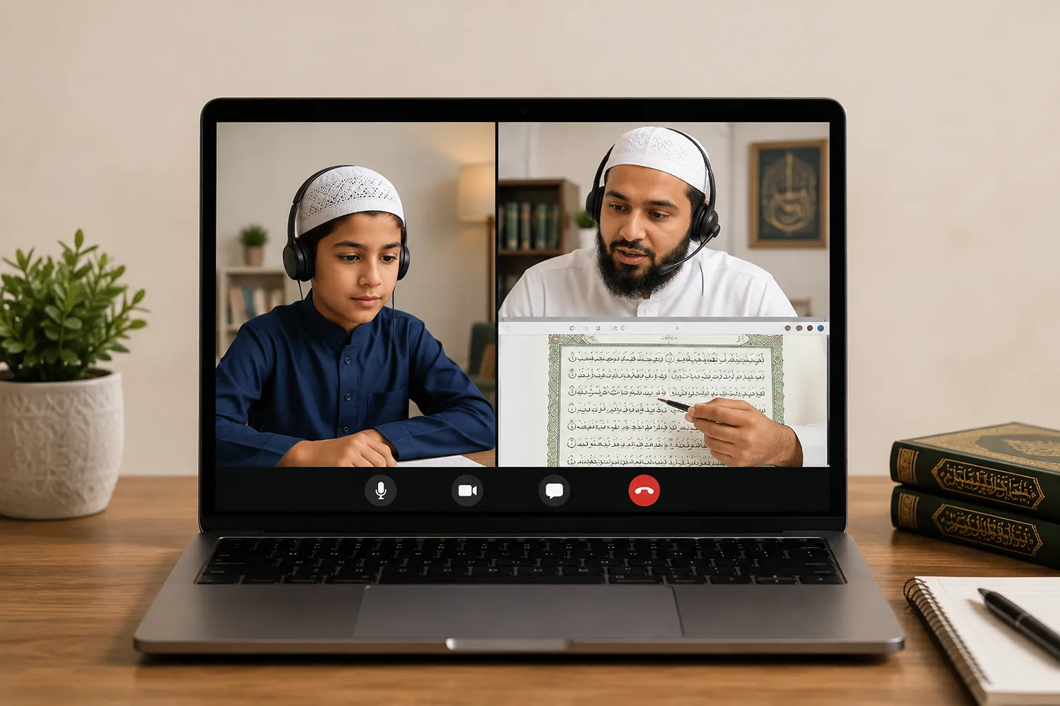 one on one online quran tutor compared with a crowded group class