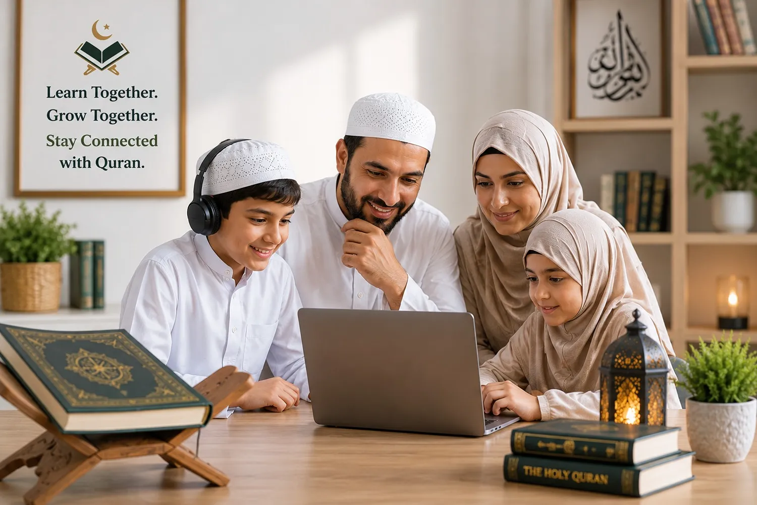 online quran classes for families planned across a weekly family timetable